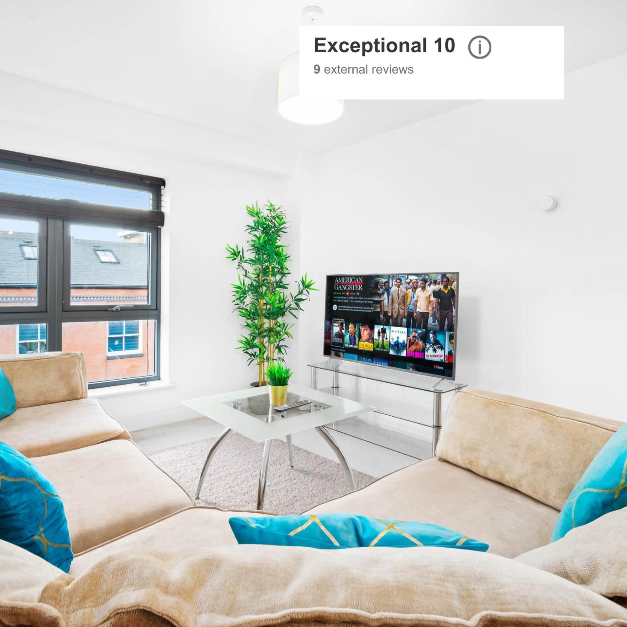Birmingham City Centre Apartment - Wifi - Netflix - Top Rated - 59L Экстерьер фото